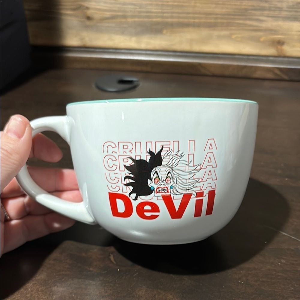 Cruella DeVille Devil Mug Ceramic Mug Cup Disney Mug 101 Dalmatians 24 Oz